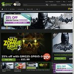 GreenManGaming: 25% off Selected Games Weekend
