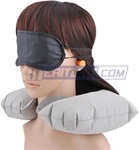 Traveling Air Pillow with Eye Shade and Earplugs US $0.95 (Reg. $6.99)