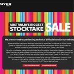 Myer Special Sale - Free Shipping for All Online Orders  (Website Is Back Online)