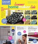 Lincraft January Summer Homemaker Sale. $49.99 1000 Thread Queen Sheet Set. Save $40