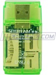 Crystal USB 2.0 Multi in One Card Reader for SD MMC SDHC Random Color AU$1.06 @ Meritline