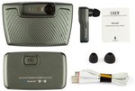 Afterpartz-CHER F1 Solar Energy  Speaker Earphone Car Bluetooth Kit $35.99
