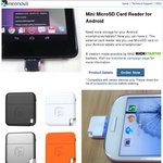 USB OTG MicroSD Reader for Android US $15 Shipped Worldwide @ Meenova