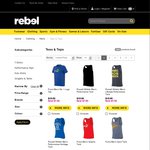 Puma, Russell Athletic Tees, Tanks, Jackets & Hoodies up to 50% off @ Rebel Sport