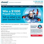 Win Upto $2000 Prepaid Visa Card from Choosi