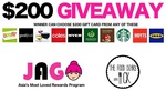 Win a $200 Gift Card from The Food Diary and JAG