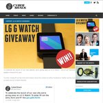 Win a LG G Watch from CyberShack Worth $259
