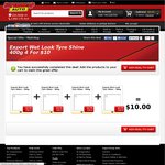 Supercheap - 4x Tyre Shine $10 (Save $5.80) - Instore Pickup or + Delivery