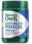 CWH: Nature's Own Fish Oil Odourless 1000mg 600 Capsules $19.99 Ea (Save $29.96)