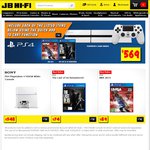 PS4 Bundle $569: PlayStation 4 500GB White Console, The Last of Us Remastered, NBA 2K15 @ JB Hi-Fi