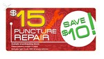Tyre Puncture Repairs - $15 (Save $10) (Excludes Light Truck, 4WD & Luxury Vehicles) (VIC/NSW/SA/WA) - City Discount Tyres