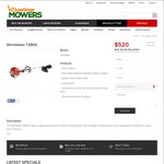Shindaiwa T260x Brushcutter, Now Only $520, SAVE $69 @ Hastings Mowers (VIC)