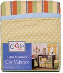 COTD Cocalo Baby Cot Valance - Little Monsters $2 + P/H (Free Shipping > $10)