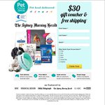 $30 off on Pet Food Orders of $100 or More OR $20 off Orders of $50 or More @ Pet Circle (New Customers)