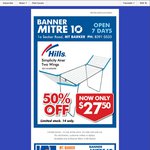 50% off Hills Simplicity Clothes Airer - Now $27.50 at Banner Mitre 10