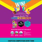 Win a Trip for 2 to Tokyo, London, or New York (Valued up to $10,000) from Chapstick