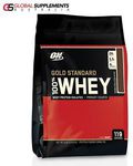 Optimum Nutrition 100% Gold Standard Whey Protein 8lbs $130 C&C (+ Bonus $50 eBay Voucher) @ Global Supplements eBay