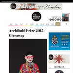 Win Double Pass to Archibald Prize 2015 in Ballarat, 2 V-Line Tix, 1nt Hotel, Breakfast [VIC]