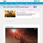 Win 1 of 30 Gods of Egypt Movie Double Passes from Student Edge