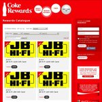 Coke Rewards - JB Hi-Fi $10/ $20/ $50/ $100/ $200 for 200/400/1000/2000/4000 Tokens