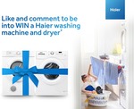 Win a Haier Front Loader Washing Machine (HWM75-1279) and Front Loader Dryer (HDY-E60) from Haier