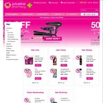 50% off Haircare, Hair Brushes & Hair Accessories @ Priceline