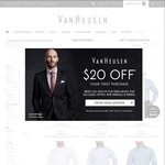 30% off Via UNiDAYS @ Van Heusen [Combine with Other Deal to Get All Shirts 4 for $69.30 + $9.95 Delivered]
