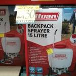 Silvan Backpack Sprayer 15L $30.00 down from $79.00 @ Bunnings Warehouse Rouse Hill NSW