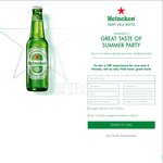 Win 1 of 74 Sets of Admit-4 VIP Tickets to the Heineken 3 Great Taste of Summer Party in Sydney Worth $480 from SCA [NSW]