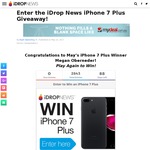 Win an iPhone 7 Plus from iDropNews