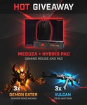 Win a "Meduza" Gaming Mouse & Pad, CS:GO Items or DOTA Items from Core & Epicgear
