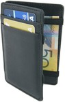 RFID Protected Full Grain Leather Magic/Flip Wallet $14 w/Free Shipping [SAVE $5] @ Close The Deal
