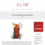 Win one of fifteen Eco Tan Face Waters from Slim Magazine