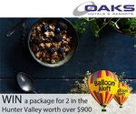 Win 1 of 2 Hunter Valley Accommodation & Hot Air Balloon Packages for 2 Worth $938 from Jordans and Ryvita