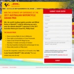 Win a VIP Experience at the 2017 Australian Motorcycle Grand Prix for 2 Worth $8,000 from DHL
