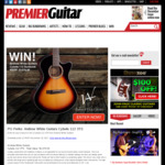 Win an AWG "Cybele 112 3TS" Electric Acoustic Guitar worth US$1,080 from Premier Guitar