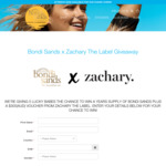 Win 1 of 5 Prizes of a Years’ Worth of Bondi Sands Tan worth $300 and a $300 Zachary The Label Voucher