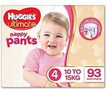 Huggies Nappy Pants Girl Size 4 (Box of 93) for $32.69 + $8.95 Shipping or Free Shipping over $49 @ Amazon AU