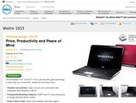 Dell Christmas Savings - 33% off Cash off $250 Vostro 1015 $499