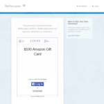 Win a US$100 Amazon Gift Card from Apryl Baker & Jonathan Yanez