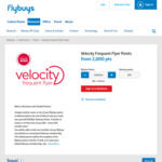 Every 10th Flybuys Transfer Wins 2x Velocity Points