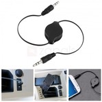 Retractable 3.5mm Male to Male Audio Cable US $0.35 (AU $0.45) @ Zapals