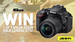 Win 1 of 3 Nikon D5600 DSLR Camera Kits Worth $999 from JB Hi-Fi