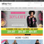 Extra 30% off Sale Items & Free Shipping over $60 @ Taking Shape