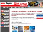 Repco 20% off nationwide this Febuary - RAC card holders