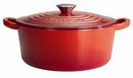 Baccarat Le Connoisseur Oval French Oven with Lid Red 29cm 4.6L $48 Delivered @ House eBay