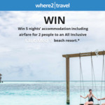 Win a Club Med Holiday Package for 2 from Where2travel