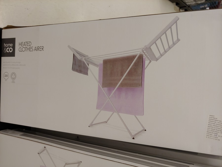 Heated drying rack kmart new arrivals