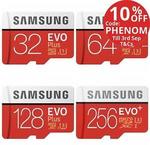 Samsung EVO Plus MicroSD 256GB $89.10 Delivered @ Flash Pro eBay