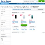 Samsung Galaxy S10 128GB $1168 @ Harvey Norman